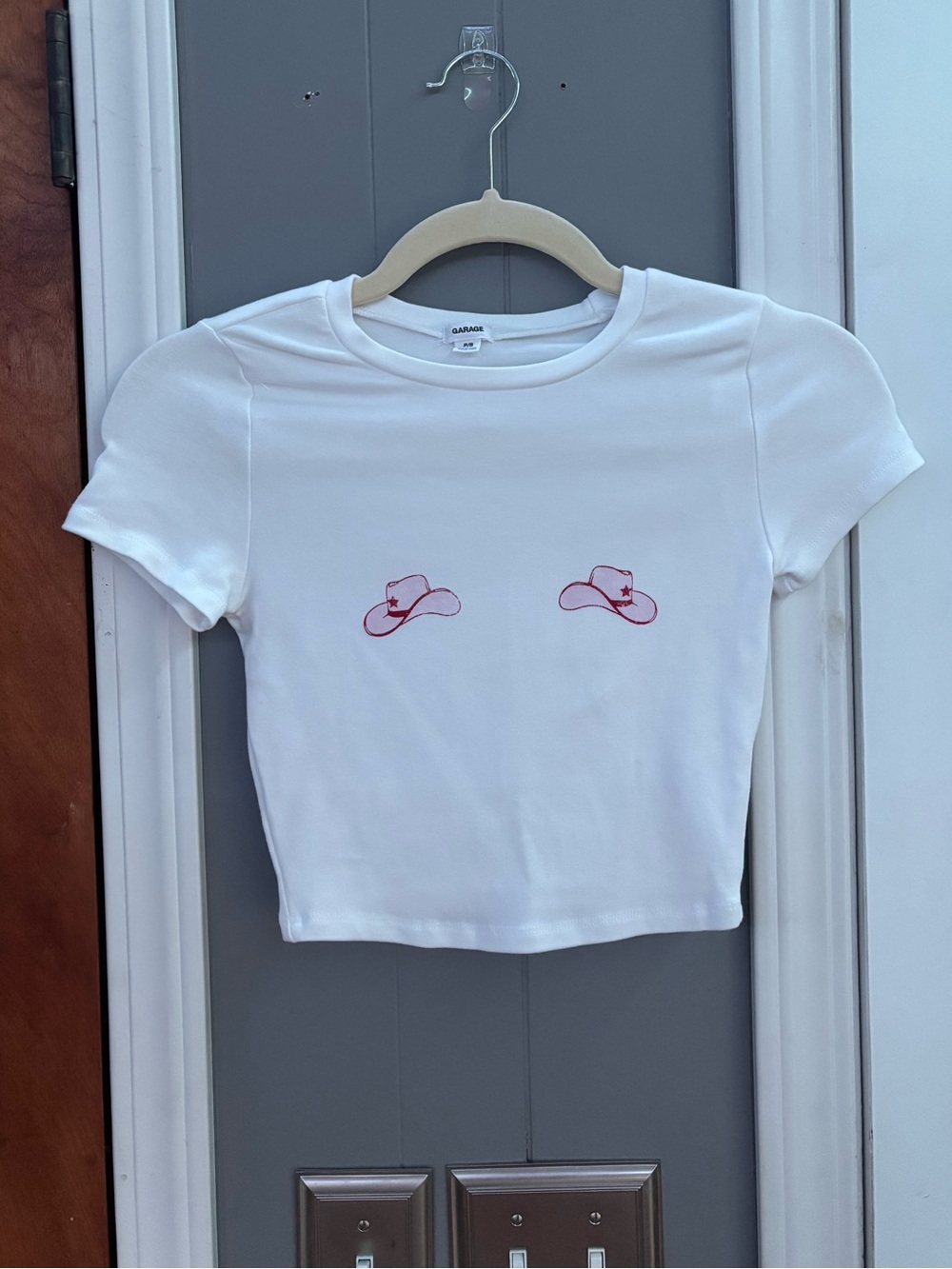 NWOT Garage Cowboy Hat Graphic Tee